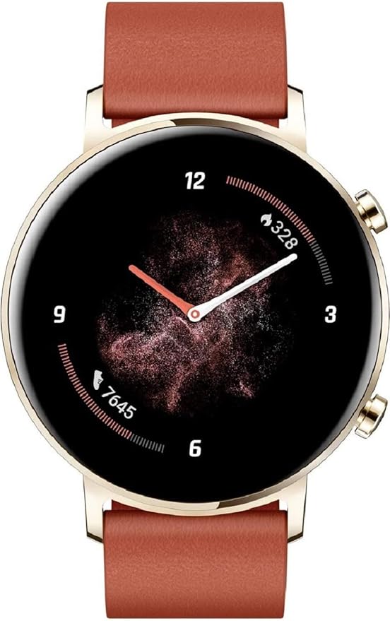 华为手表 gt2 (42mm) - 智能手表经典栗红色